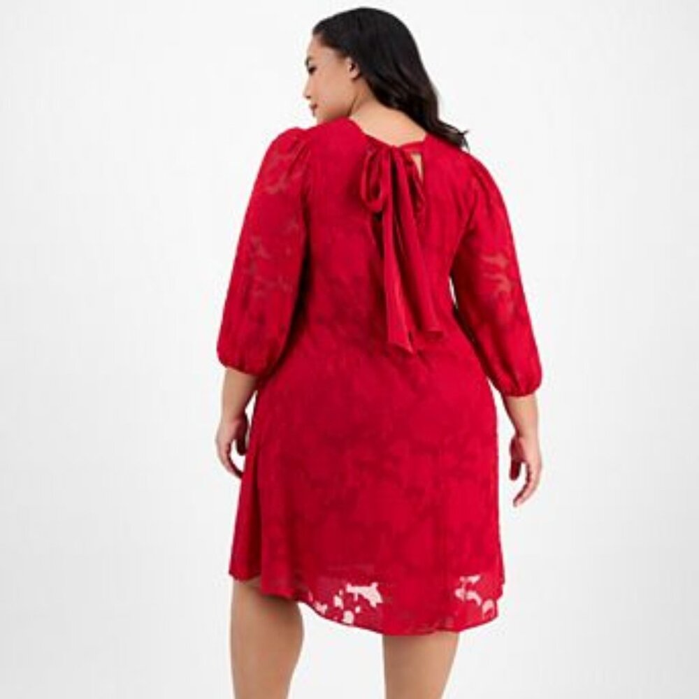 NWT Signature by Robbie Bee Red dress size 1x